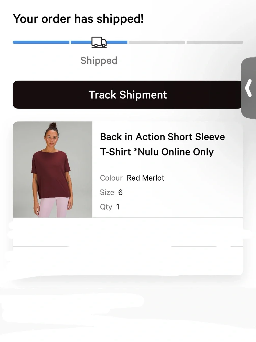 Lululemon Back in Action Short Sleeve Nulu Material Red Merlot - Picture 4 of 4